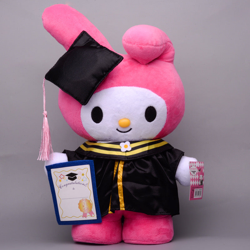 Sanrio Gift Cute Graduation Plush Boys Girls Class of 2024 Plushies Toy Congrats Party Plush Favors (14inch)
