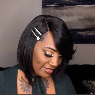 NEW Natural  short bob wig