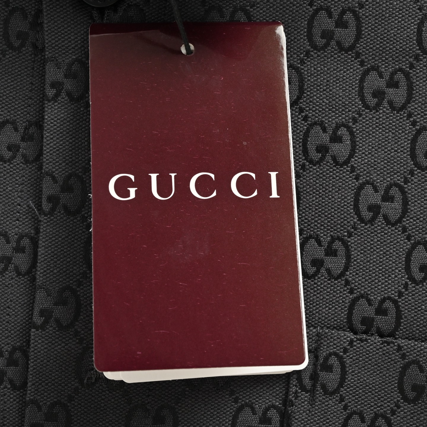 Gucci 25ss full print monogram jacquard suit short sleeve shirt