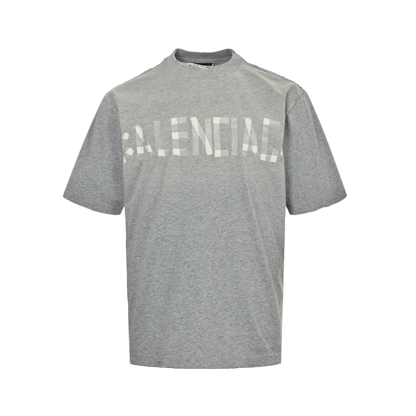 Balenciaga 25ss masking tape print short sleeve