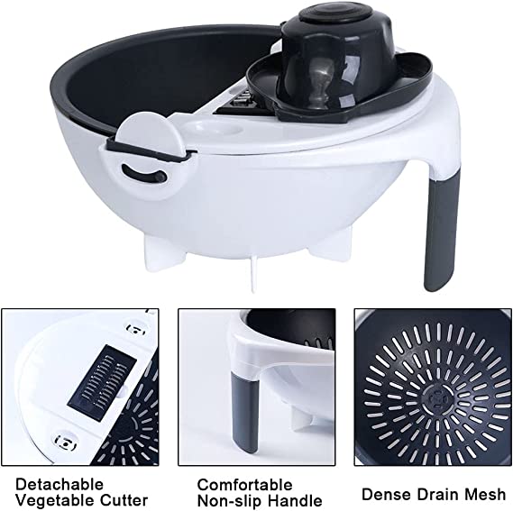 (🔥Last Day Promotion-SAVE 50% OFF)New 11 in 1 Multifunction Magic Rotate Vegetable Cutter-BUY 2 GET 10% OFF & FREE SHIPPING