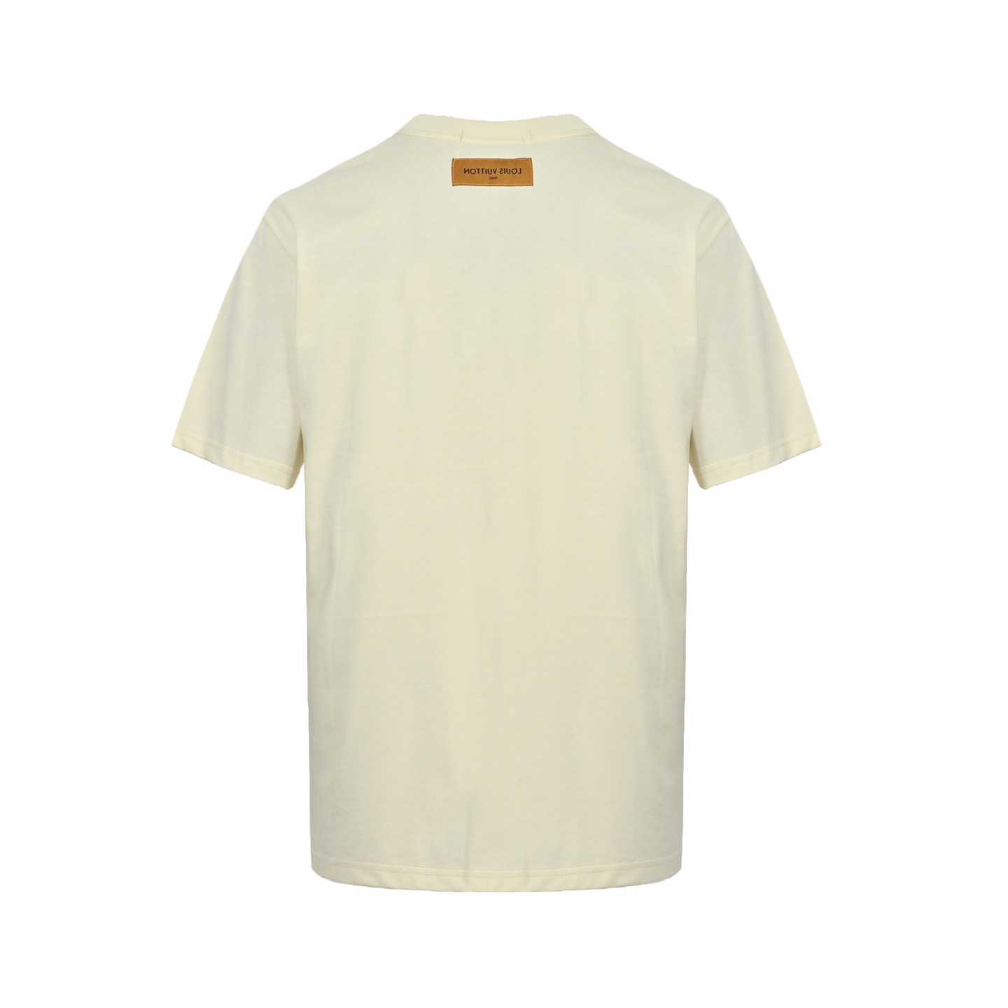 Louis Vuitton 25ss woven embroidered lettering logo short sleeve