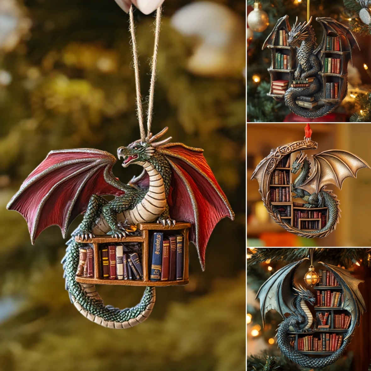 ✨️Guardian Dragon Bookshelf Ornaments