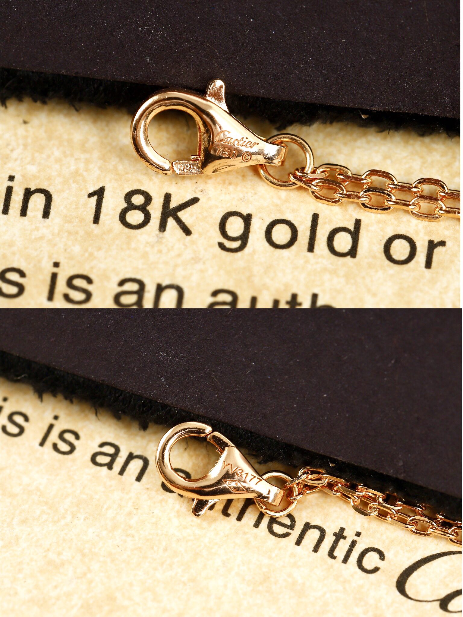 Cartier love series double layer small cake necklace