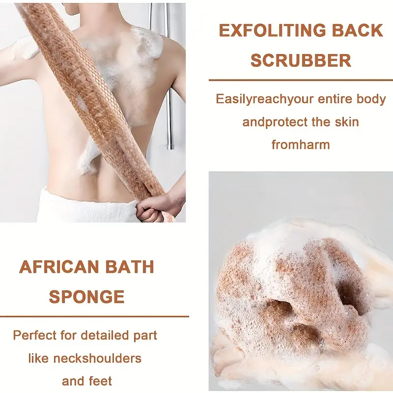 🔥🔥African Exfoliating Net Sponge Bath Towel
