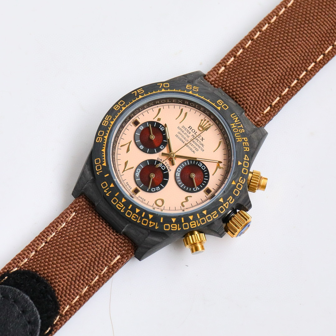 ROLEX-Cosmic Chronograph Daytona Series Carbon Fiber Custom Edition
