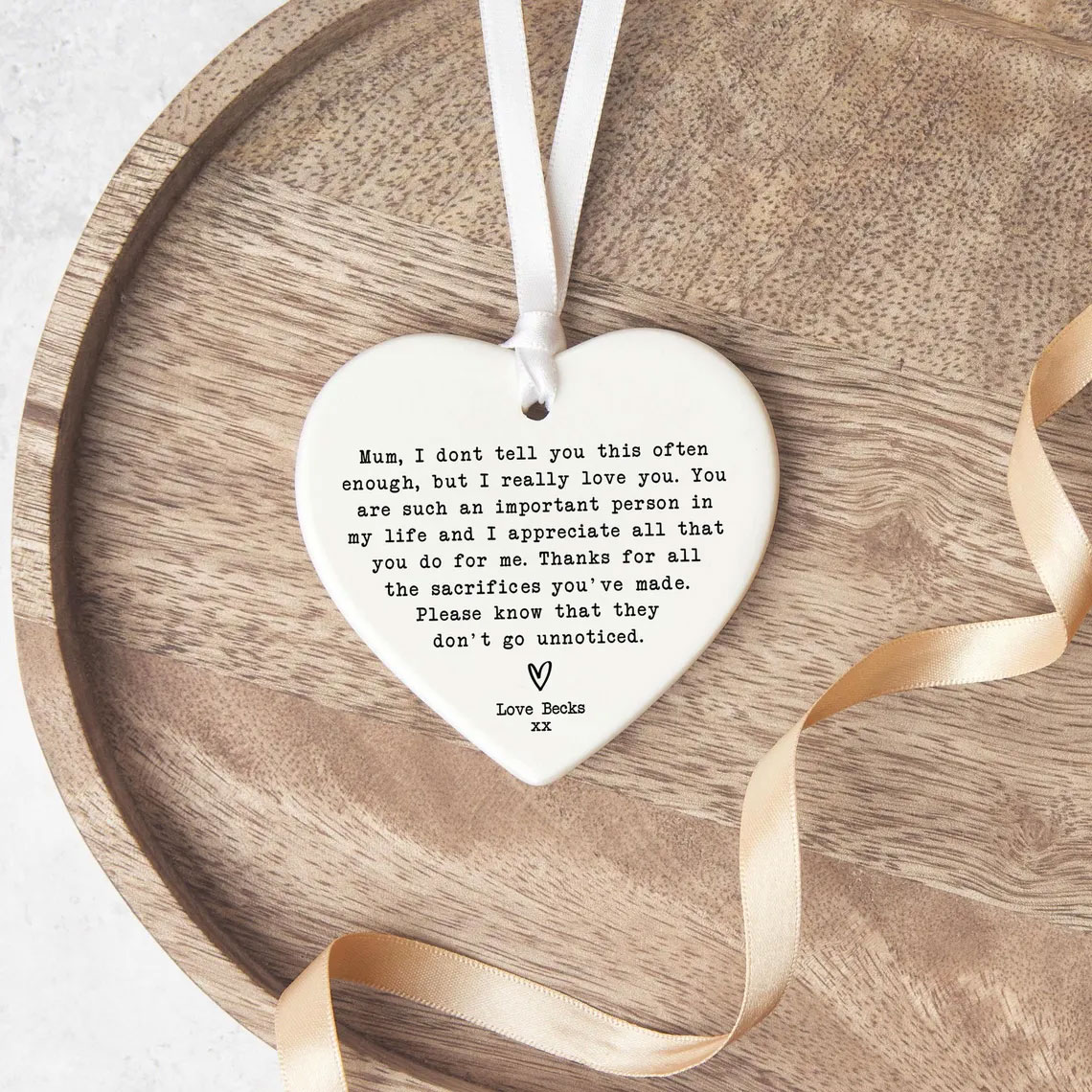 Mum Gift / Personalised Mum Keepsake