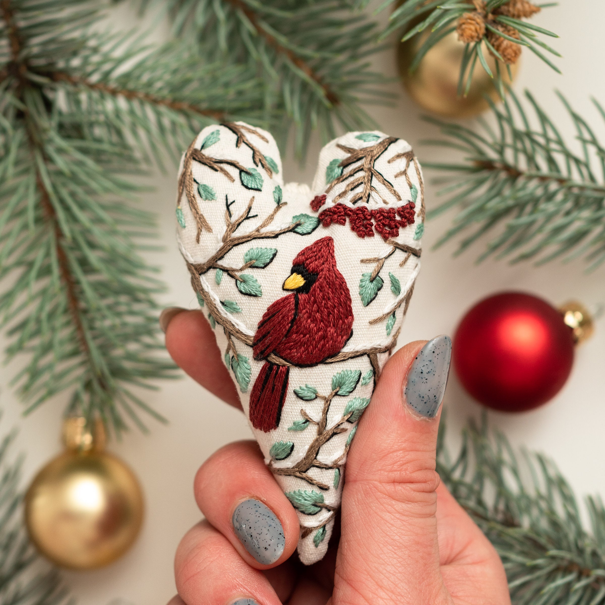 🎅2024 Christmas Promos🔥DIY Ornament for Christmas in the shape of a heart