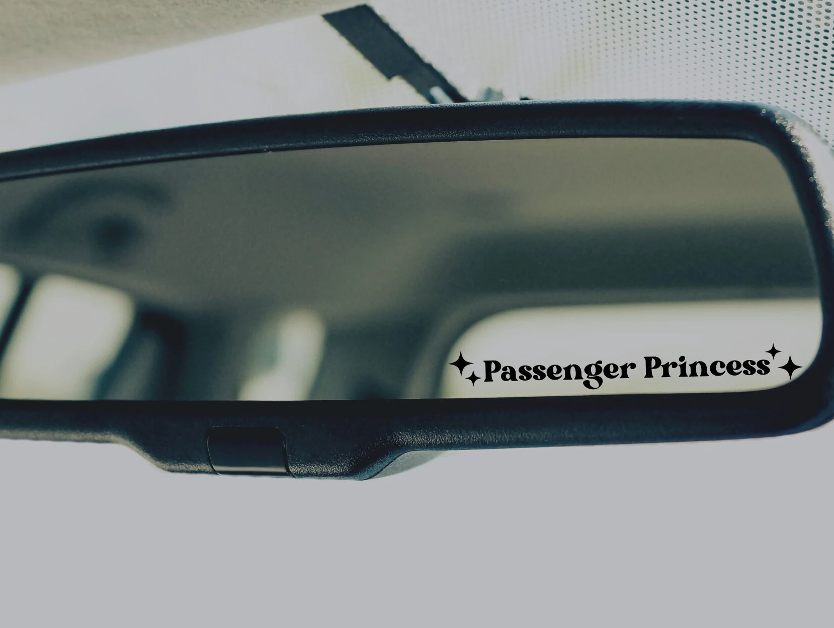 Passenger Princess Mirror Car Decal👑