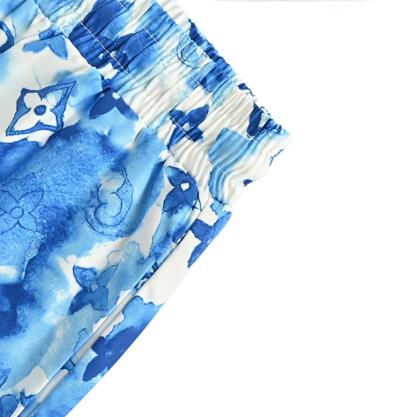 Louis Vuitton 25ss full print monogram ink rendering beach shorts