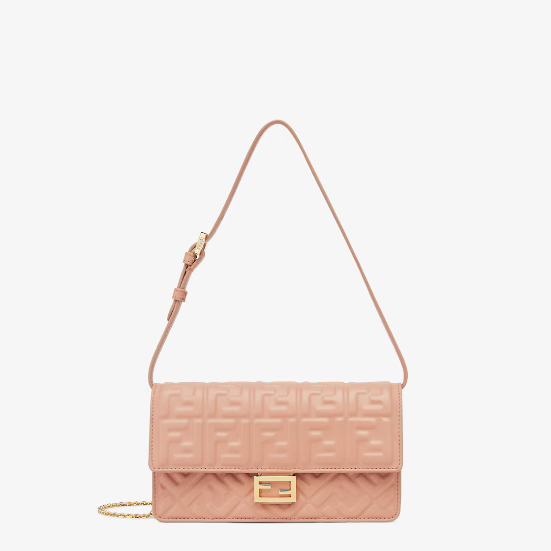 Fendi Chain Wallet Baguette Handbag 8M0498AAJDF1SK3