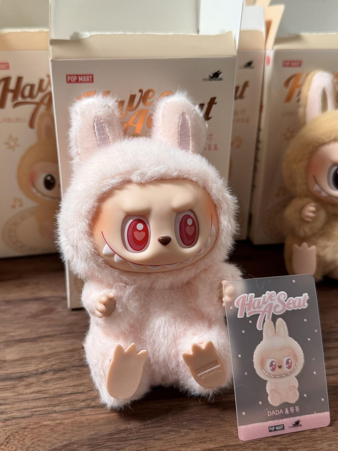 LABUBU Sit Party Vinyl Plush Pendant Blind Box Labub HaveASeat