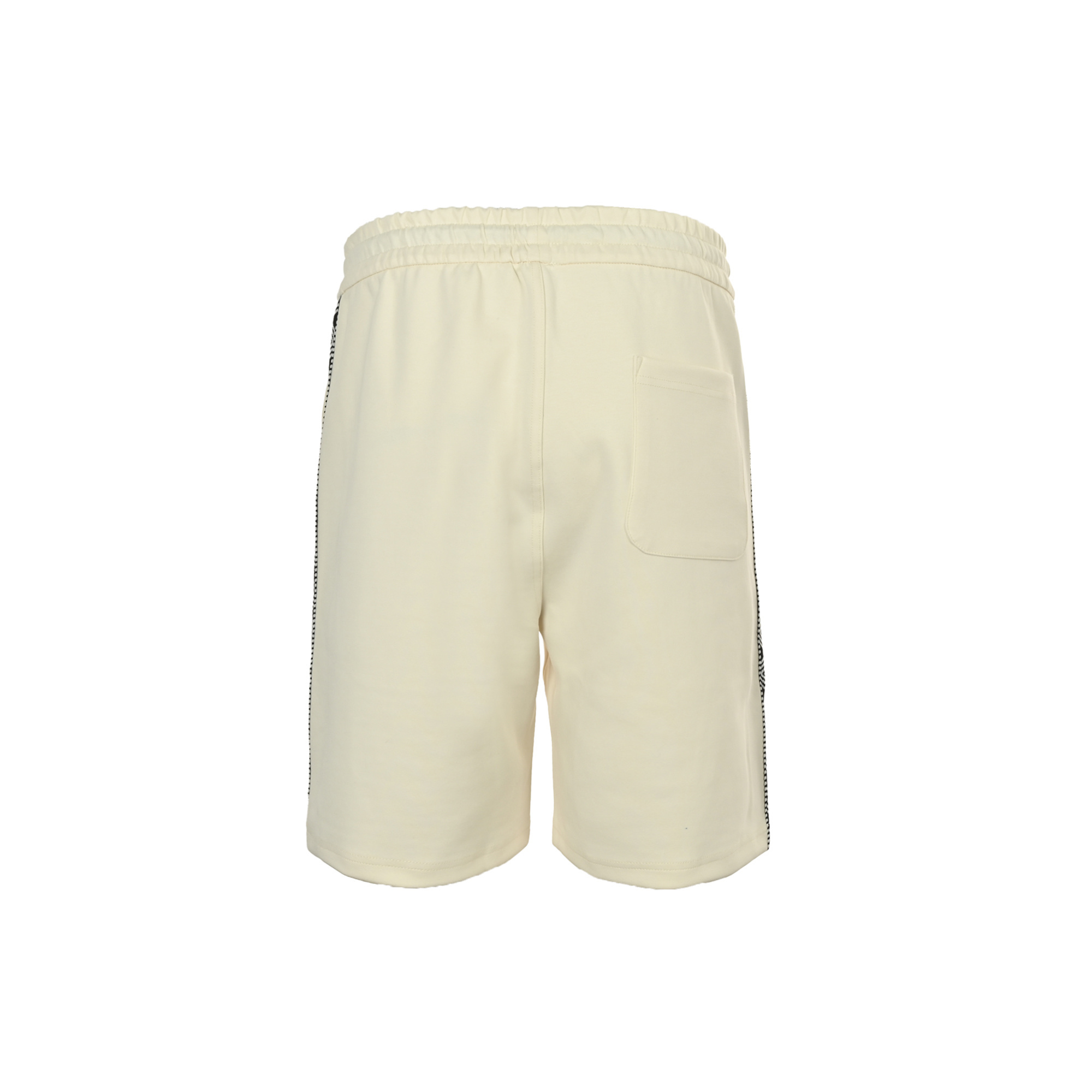 Loewe 25ss ethnic style side color-blocked webbing jacquard shorts