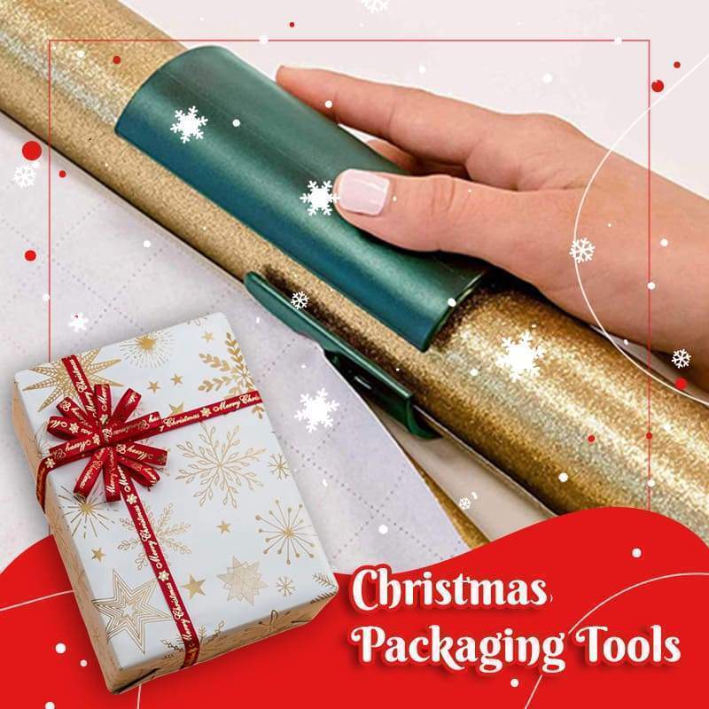 🎄 Early Christmas Sale 🎁Christmas Gift Wrapping Paper Cutter Set