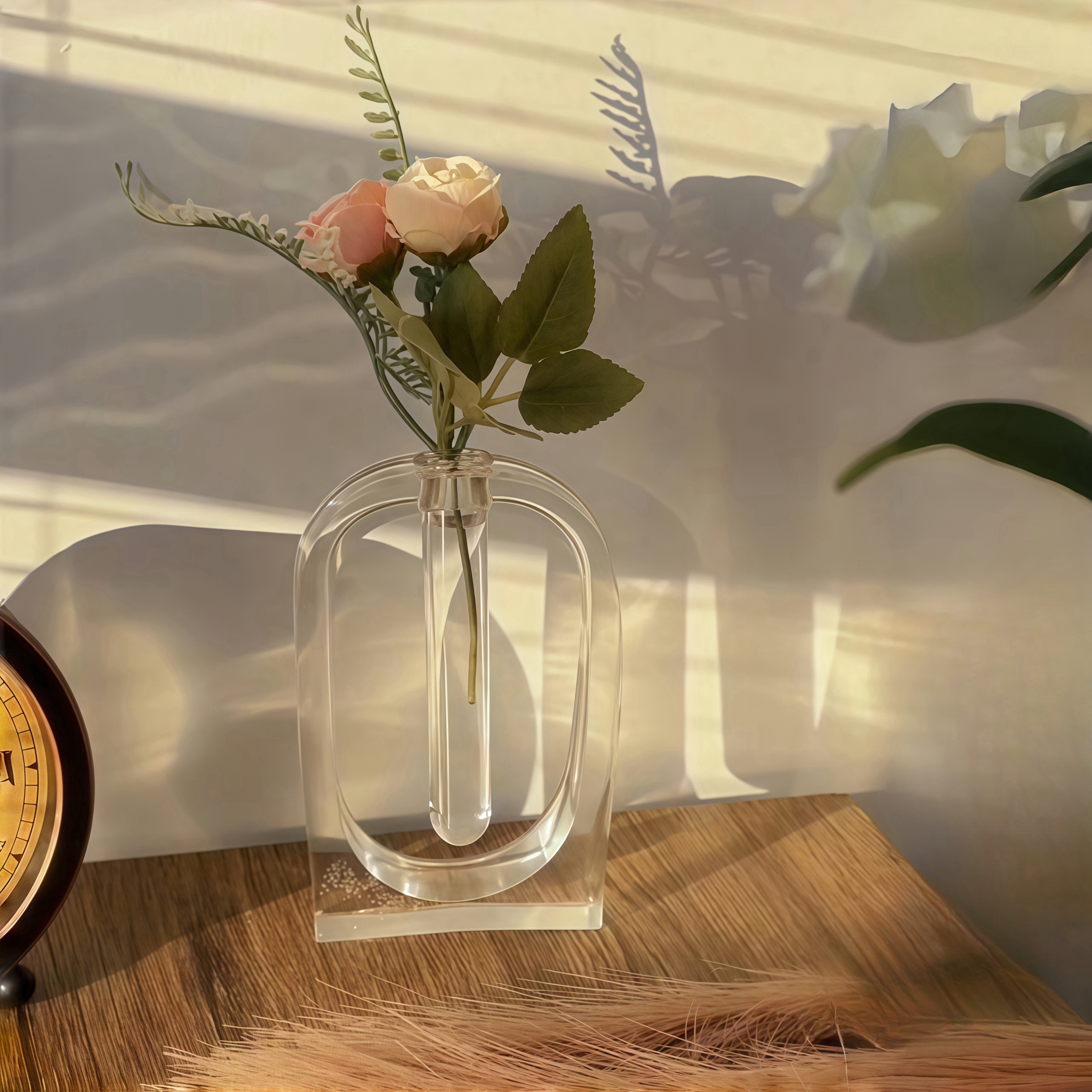 Flower Vase Silicone Molds With 3pcs Clear Test Tubes