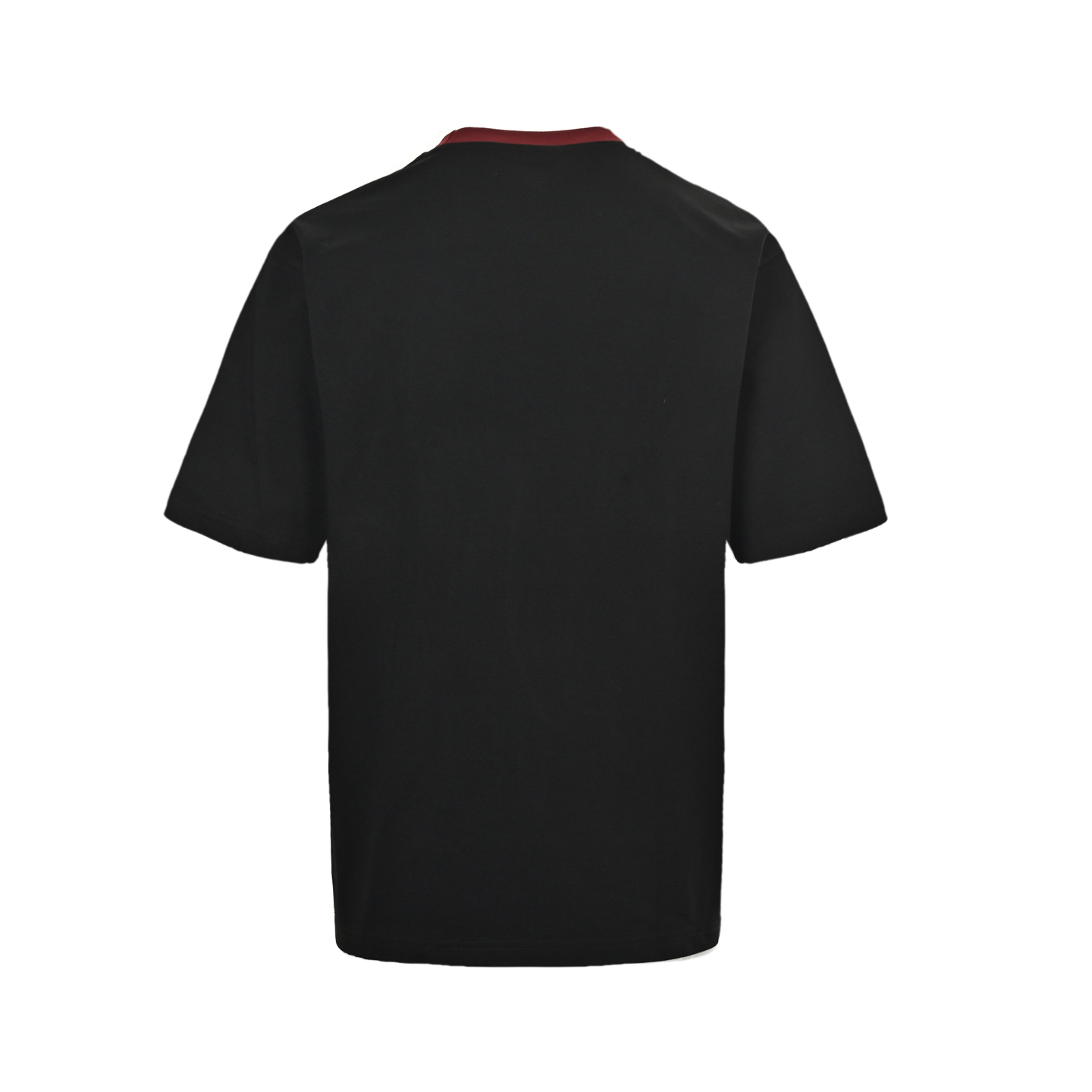 Gucci 25ss contrast neckline foam print short sleeves