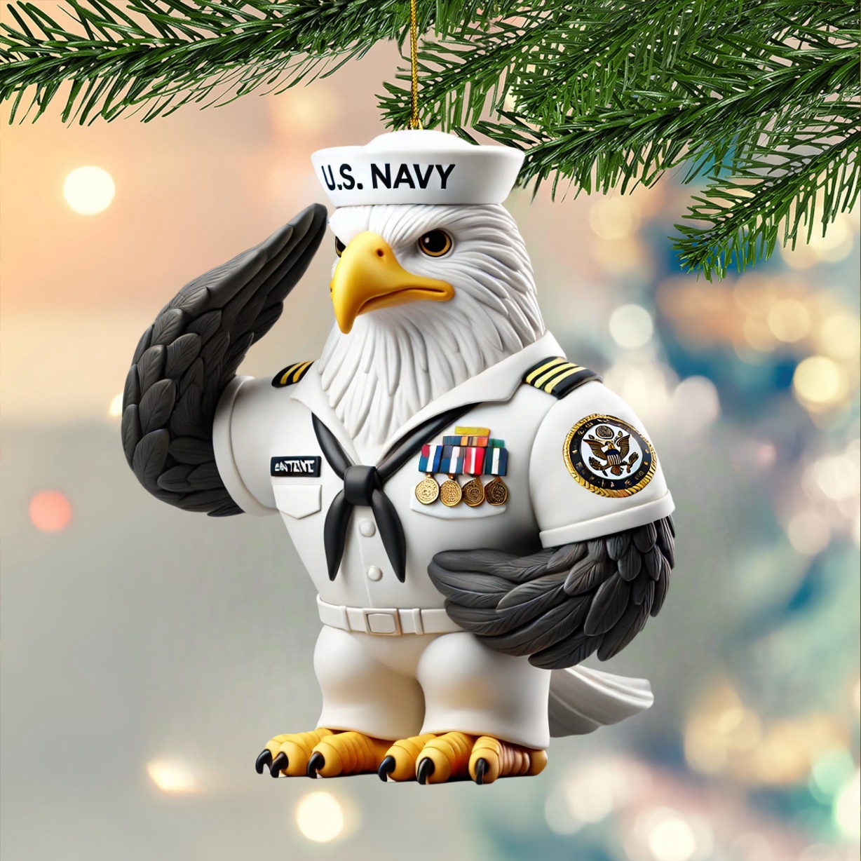 🦅Veteran Tribute Eagle Ornament