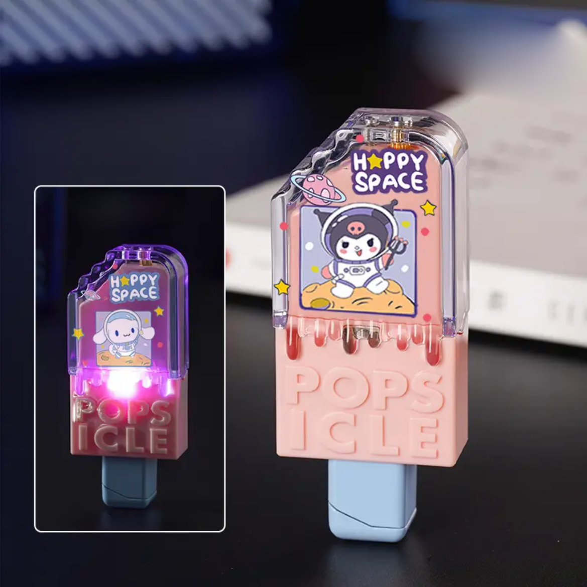 Ice cream shape lighter cute design gift for best friend