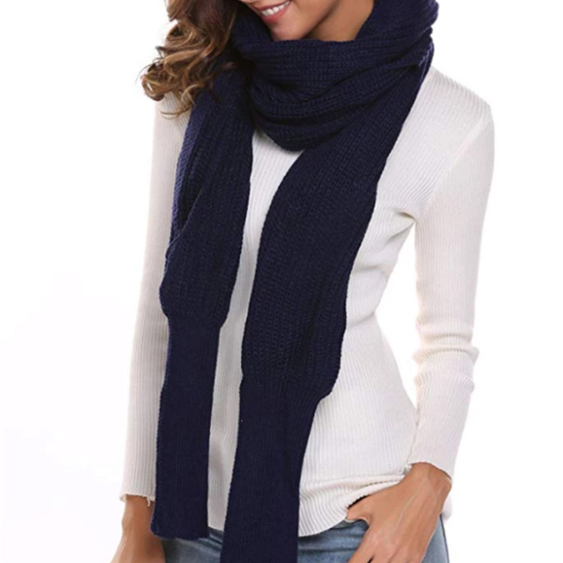 (🔥Christmas Hot Sale-50% OFF)Knitted Wrap Scarf With Sleeves[Free Size]-BUY 2 FREE SHIPPING
