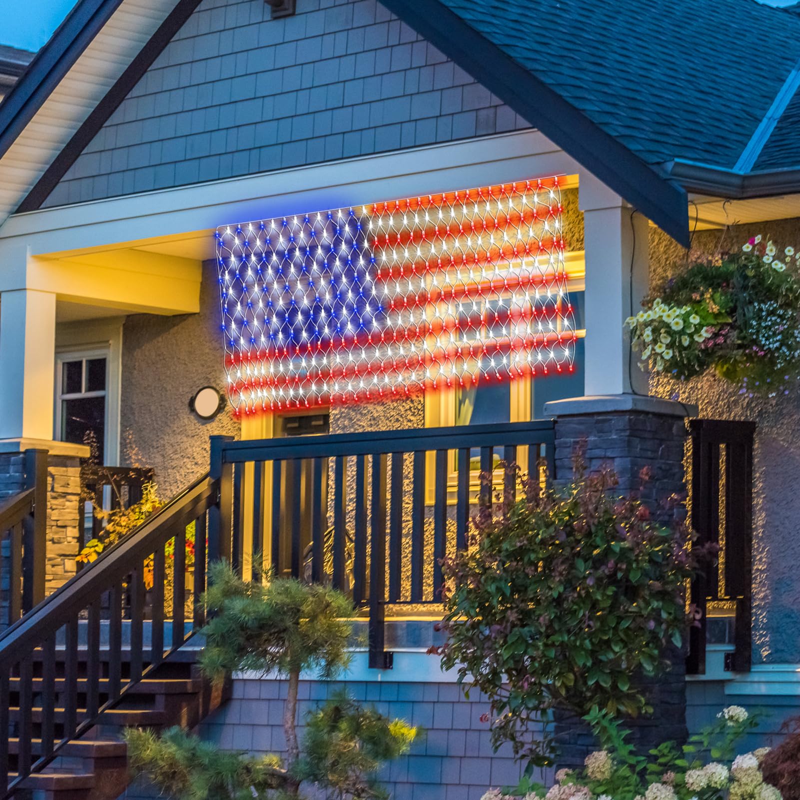 👍2024 New Arrival- 50% OFF💥Solar American LED Flag (420 LEDs)- Free Shipping