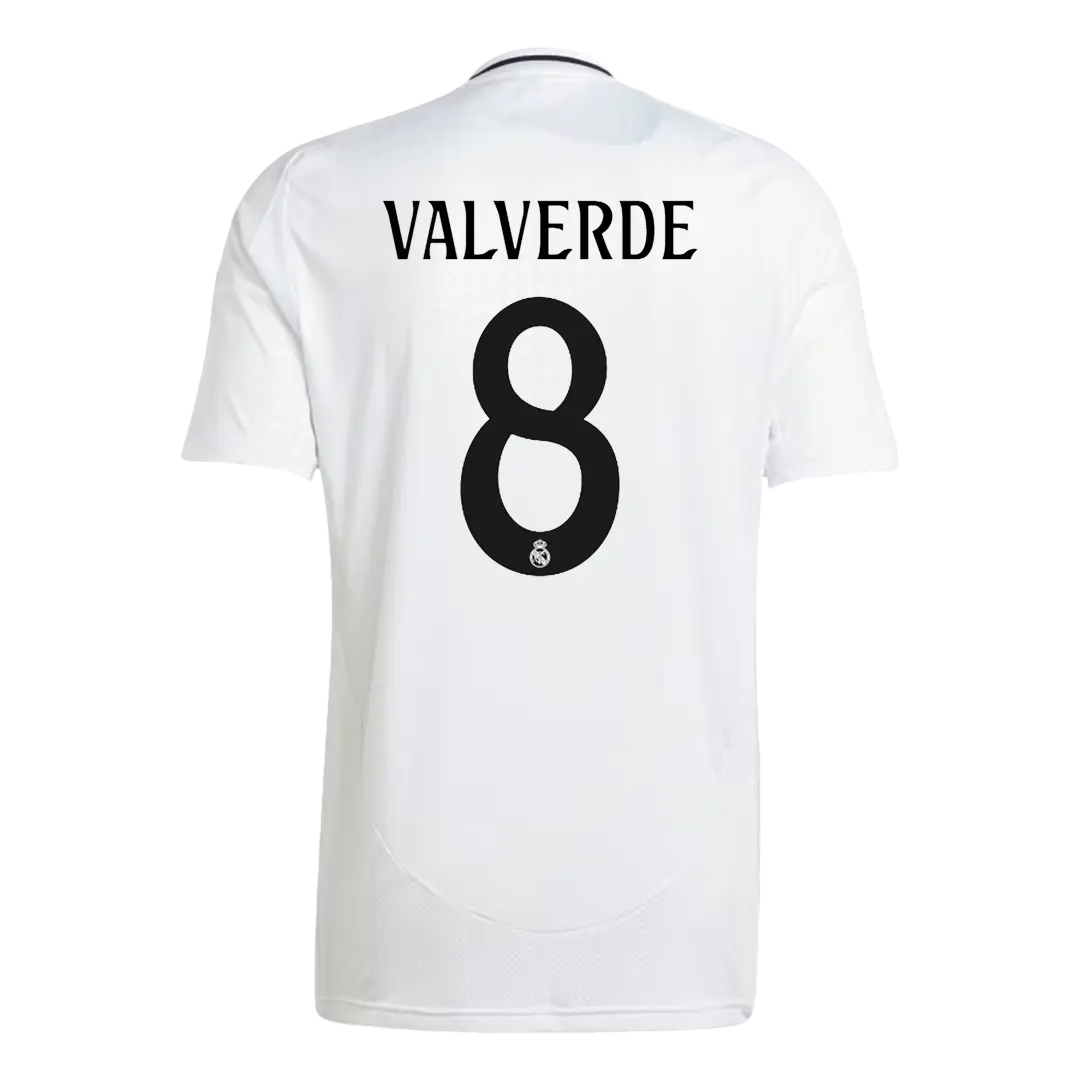 Real Madrid VALVERDE #8 Home Football Shirt 2024/25