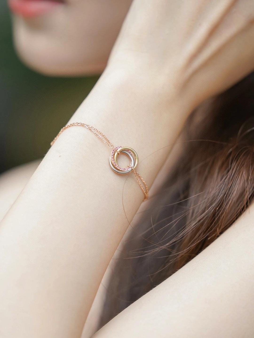 Cartier three ring bracelet