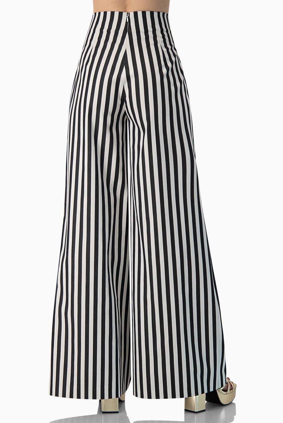 Pantalon amplio rayado