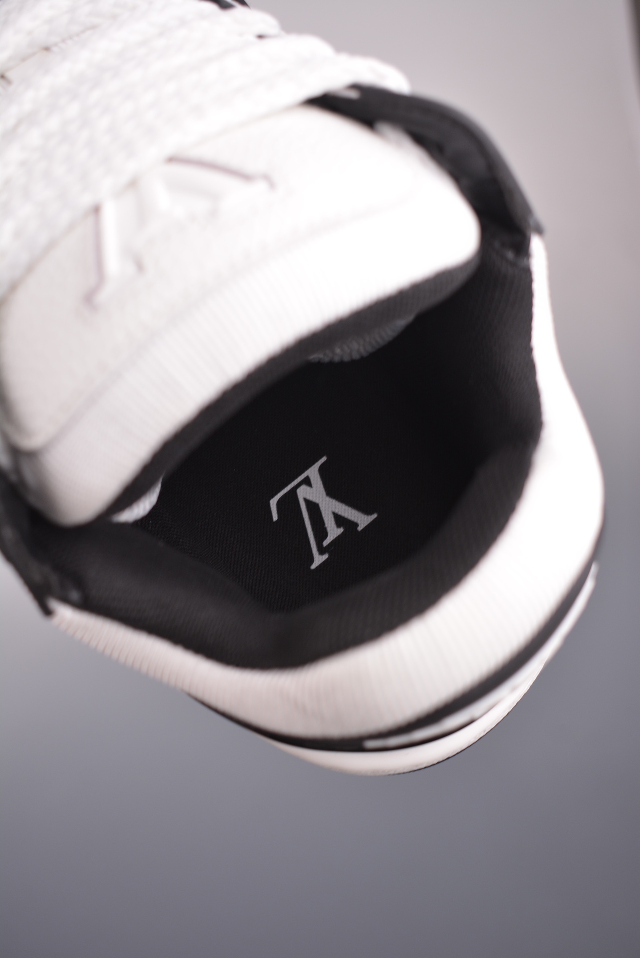 Louis Vuitton Trainer Maxi Low Sneaker Black and White
