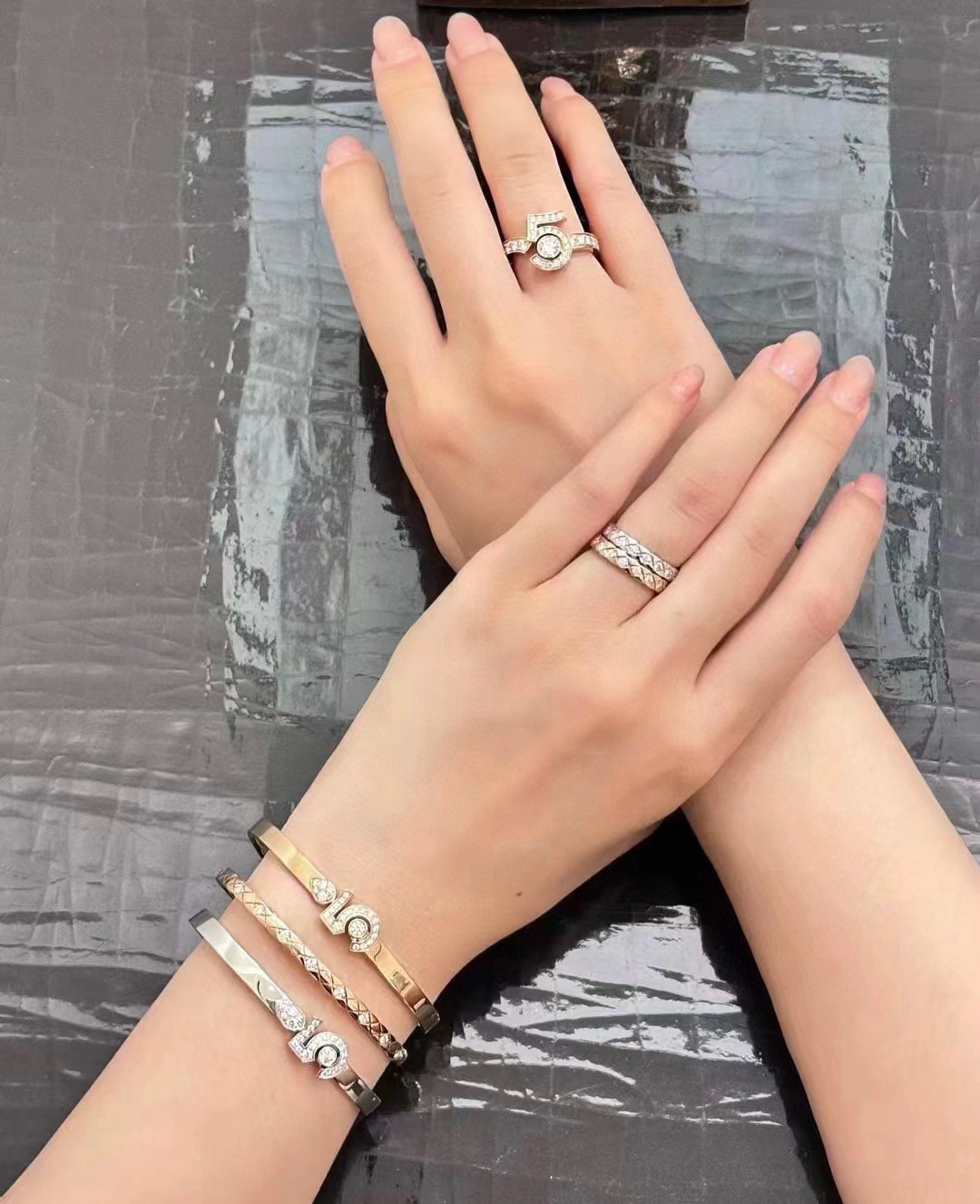 CHANEL No. 5 diamond bracelet