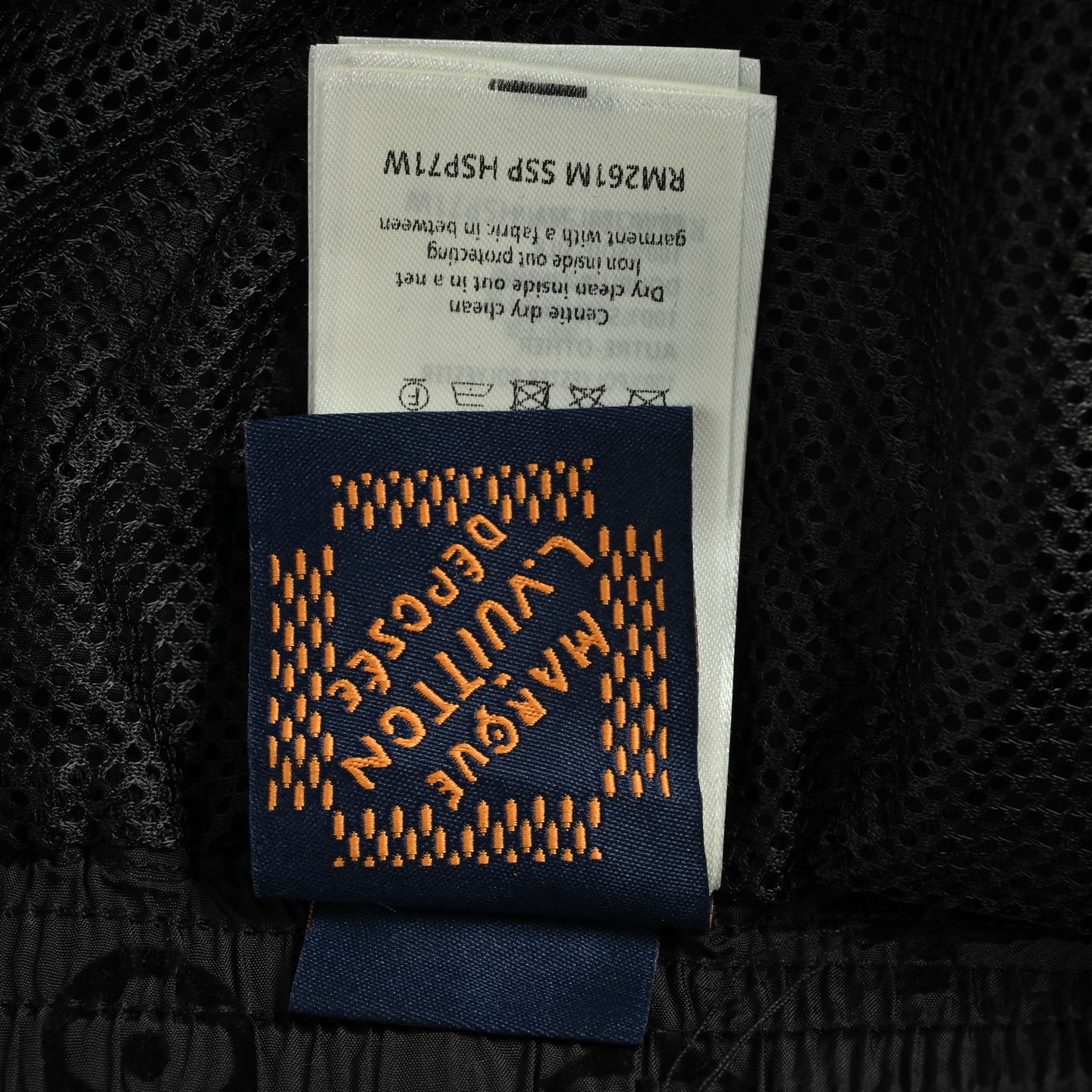 Louis Vuitton 25ss all over monogram flocked beach shorts