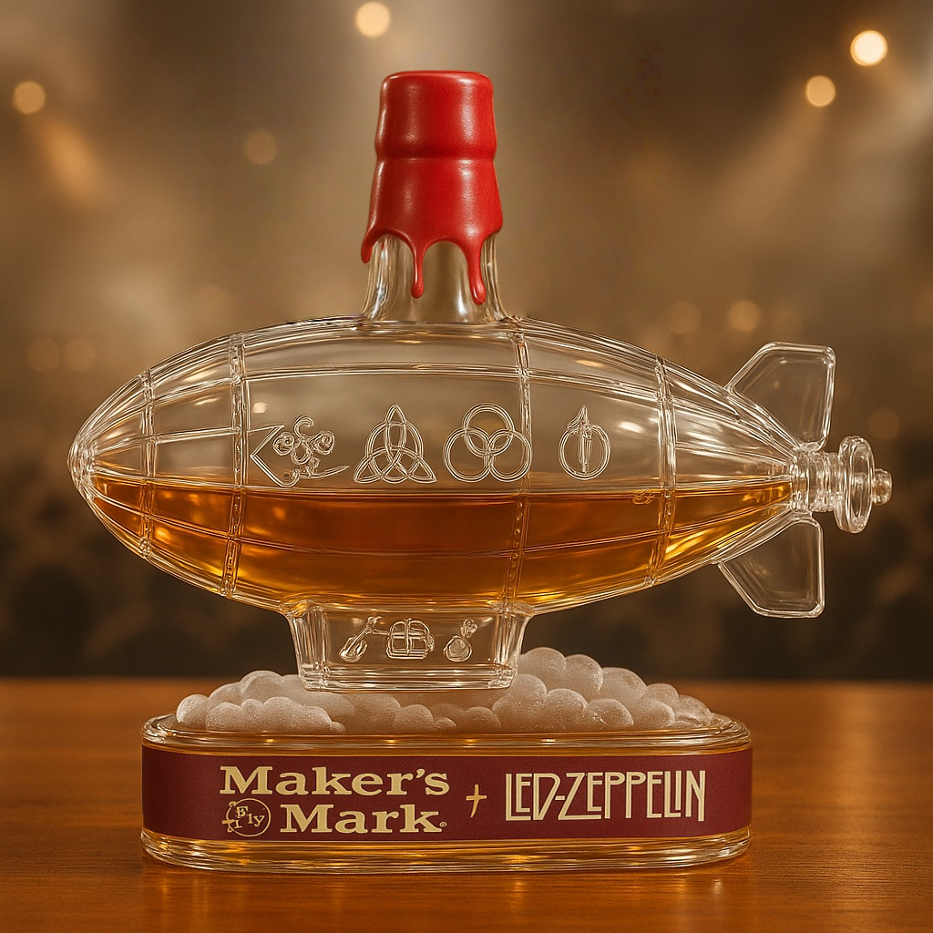 Led Zeppelin Whiskey Bottle