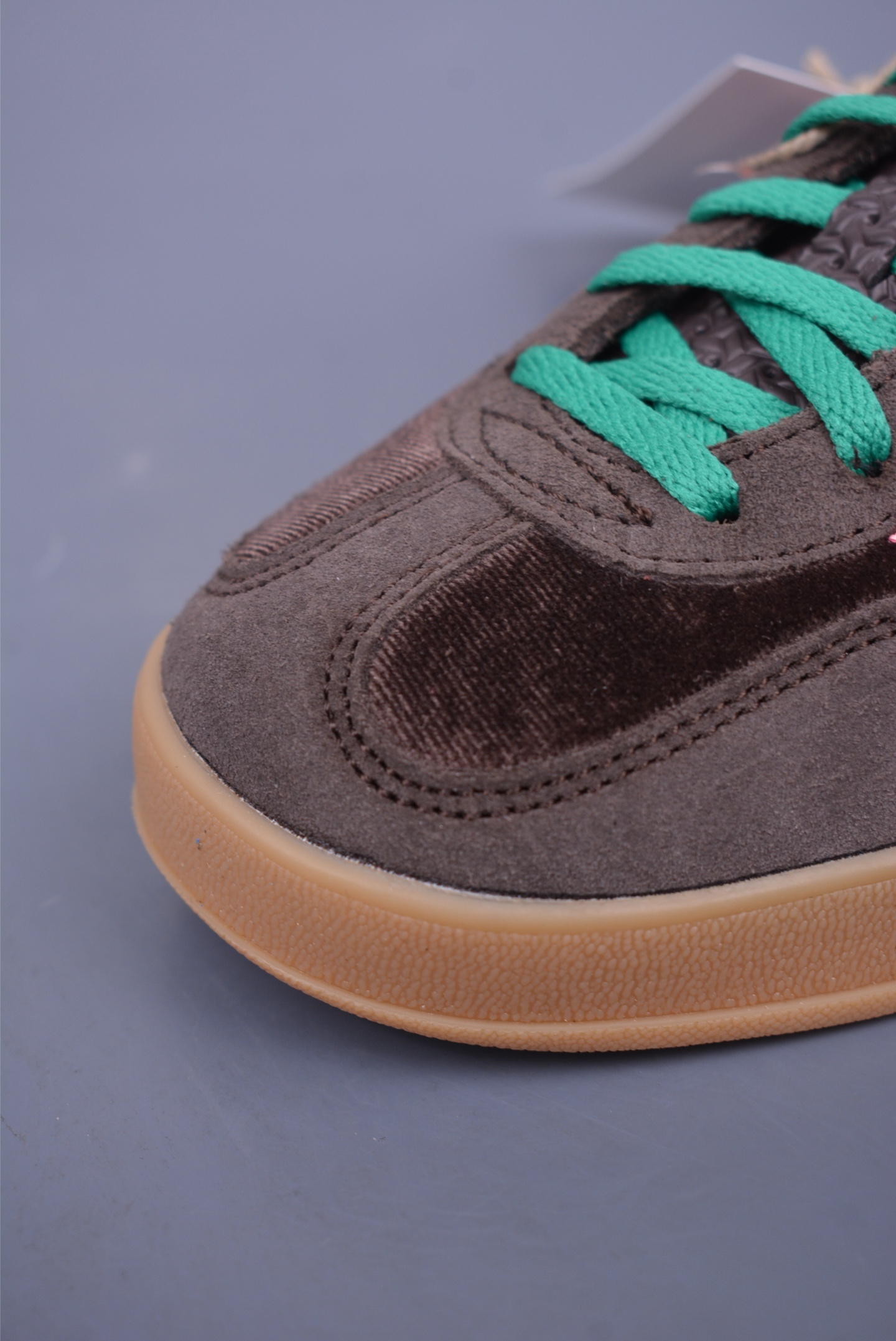 Adidas Gazelle Indoor Trainers sneakers Dark Coffee Pink Green JI2714