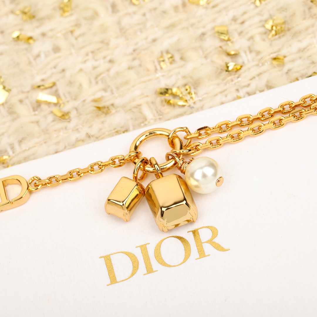 Dior Pearl and Diamond Bracelet