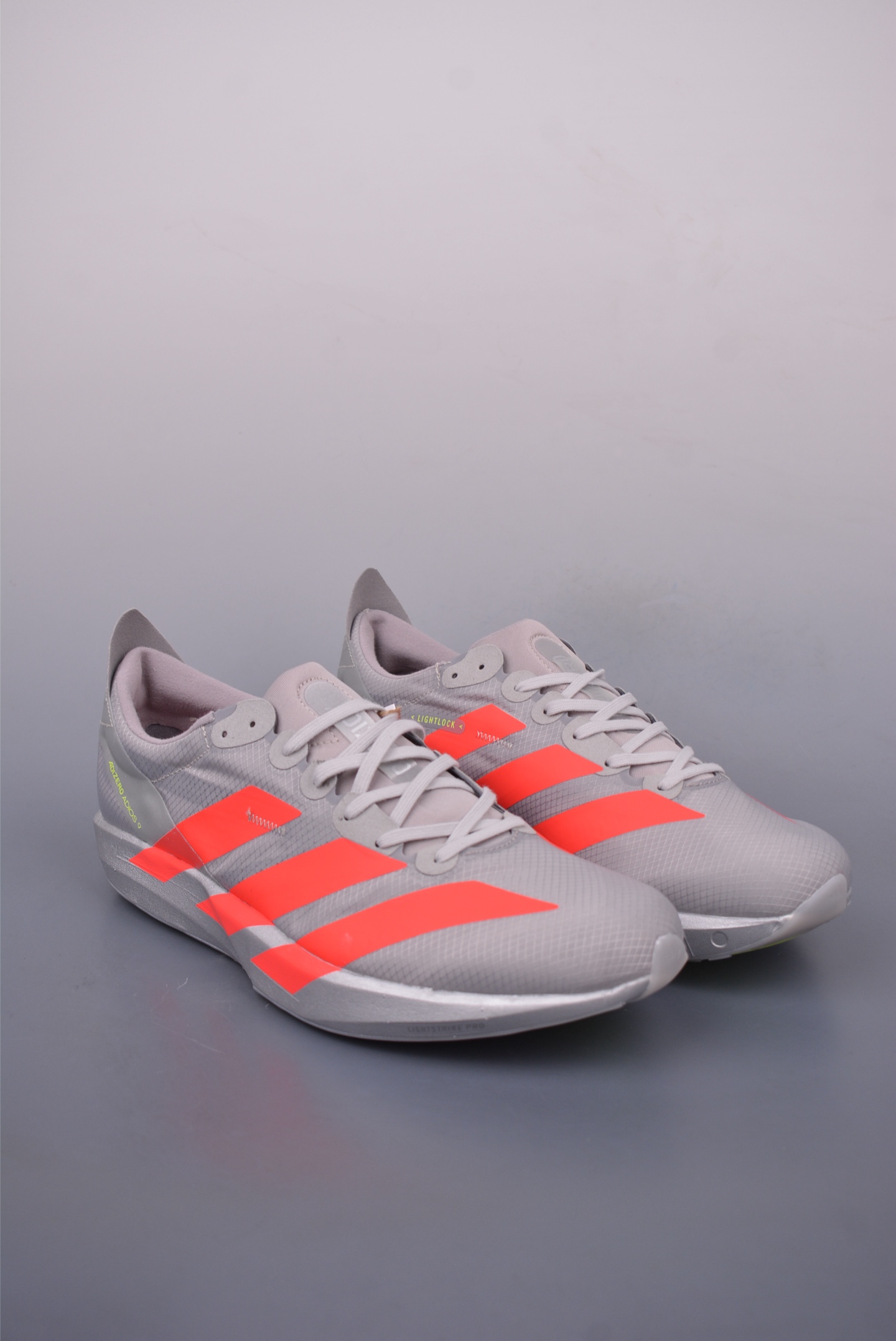 Adidas Adizero Adios Pro Evo 4 Running Shoes Mesh Grey Orange IH5746