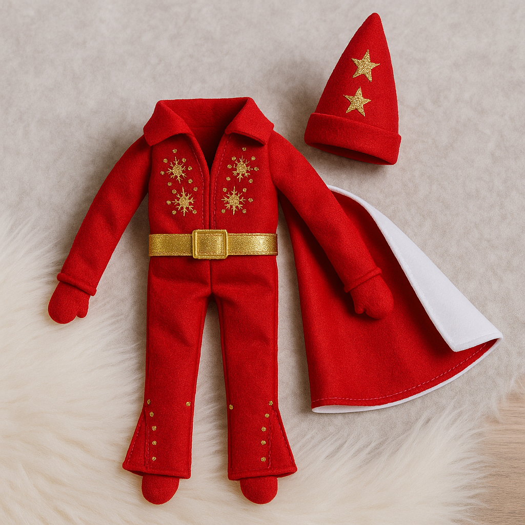 The King of Rock Clothes for Christmas Elf