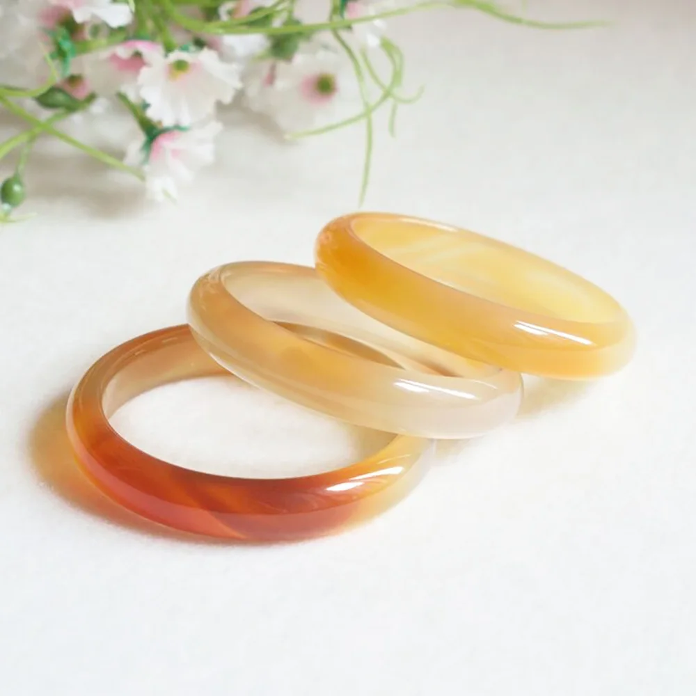 Brazilian Ice Jade Women Bracelet 12mm Yellow Bangle Natural Widened Jade Bracelet Fine Jewelry Couples Gifts Free Shipping