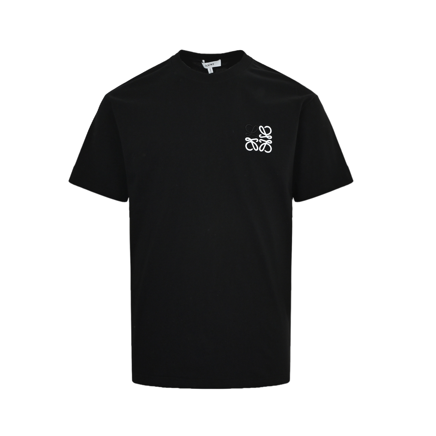 Loewe 25ss contrast logo embroidered short sleeve