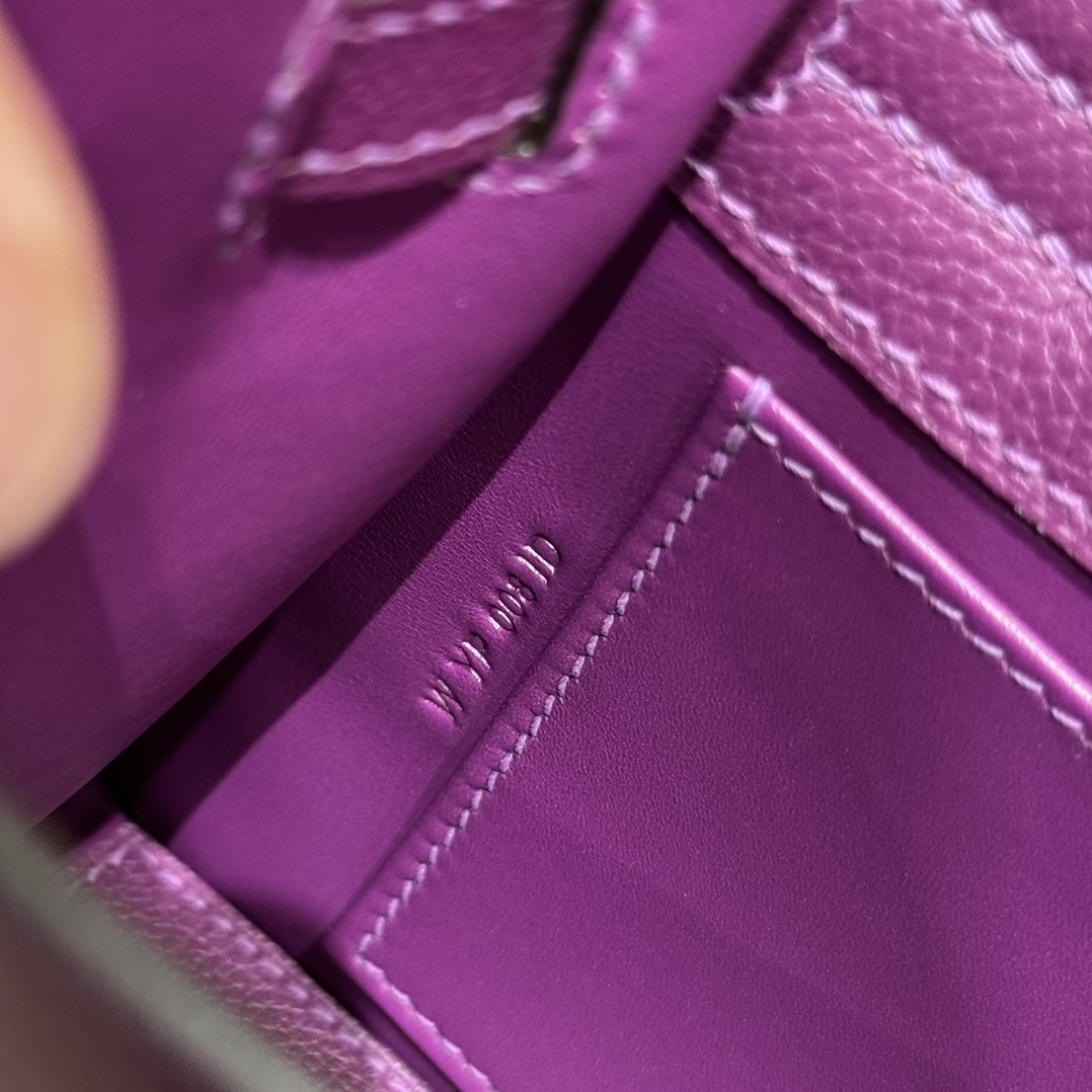 Hermes kelly danse P9Anemone handbag (handmade to order)