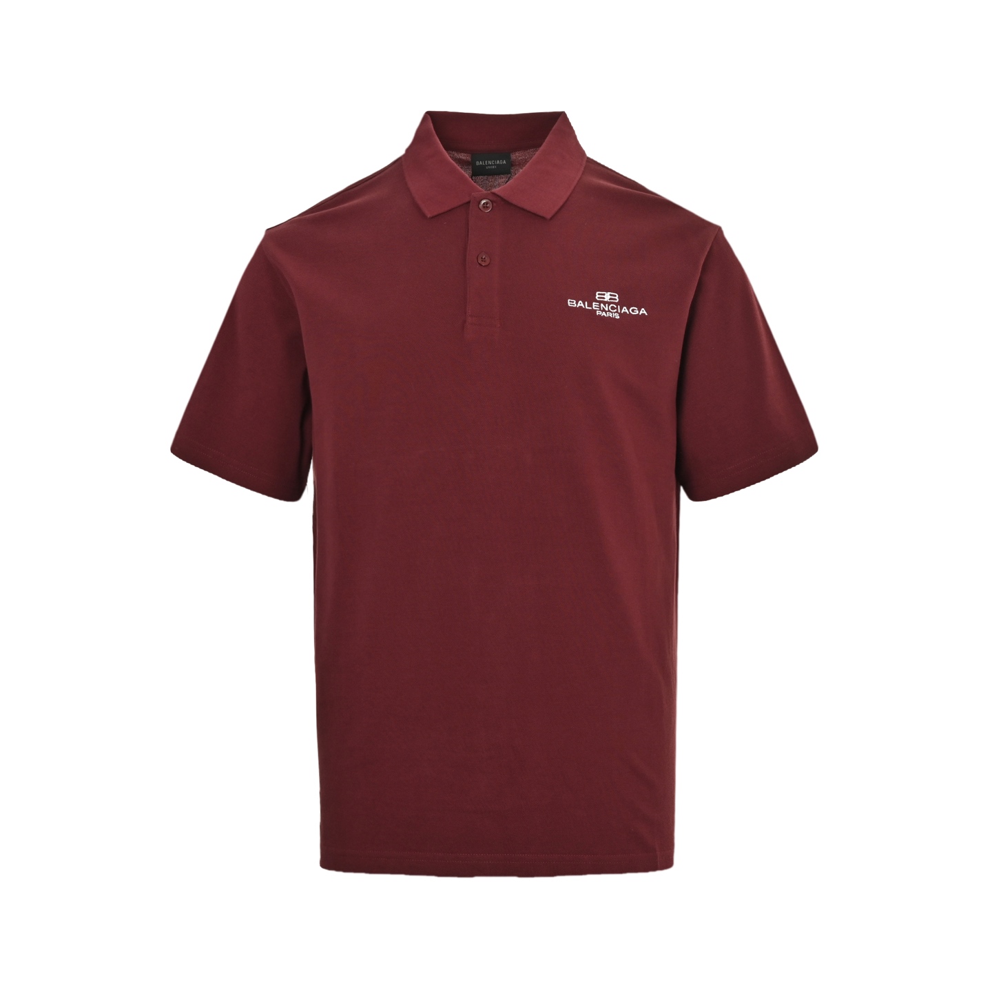 Balenciaga 25ss lock logo embroidered Polo short sleeve