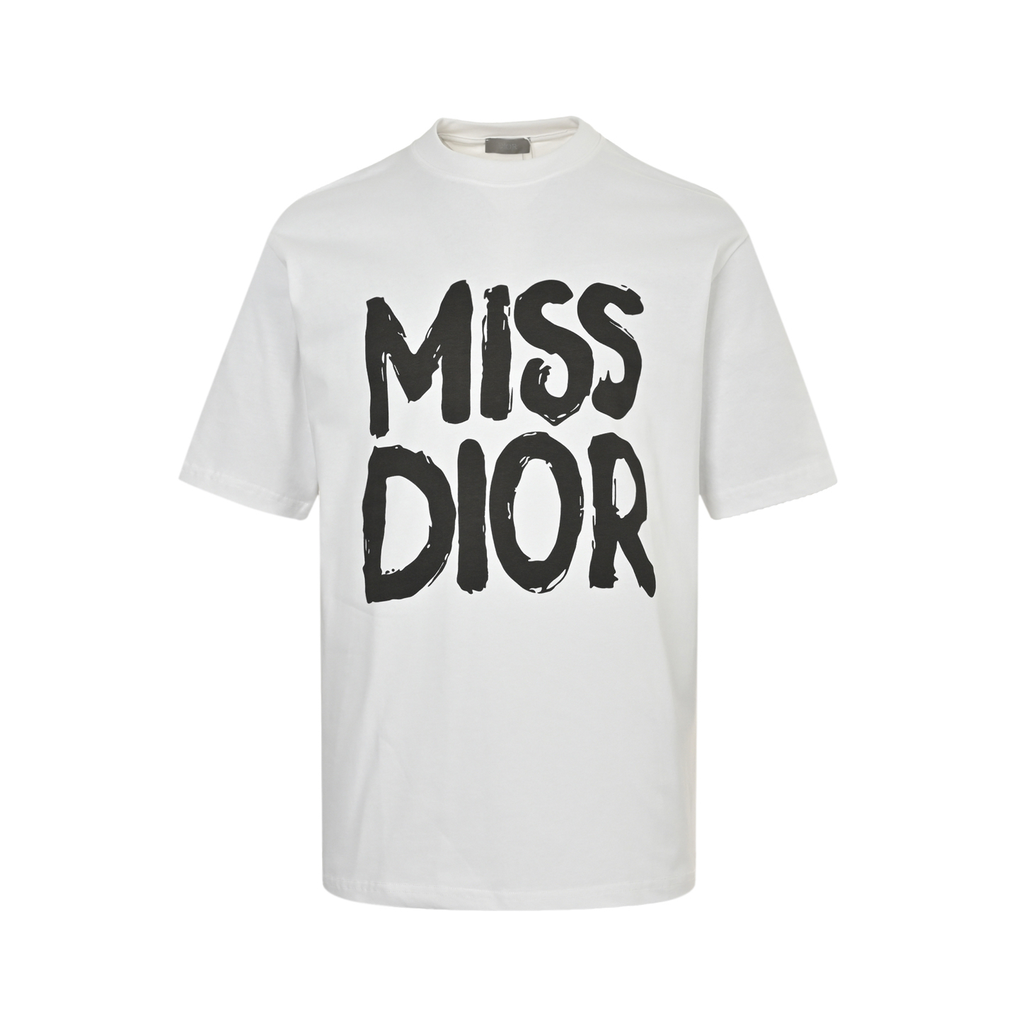 Dior 25ss lettering print short sleeve