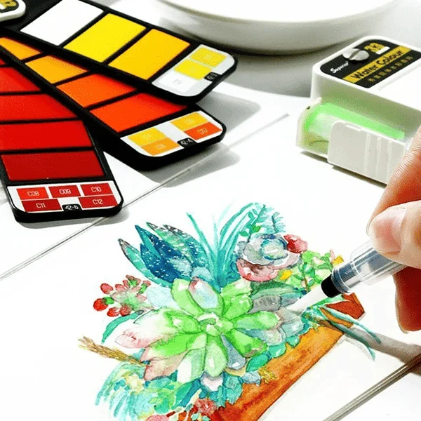 (🔥Last Day Promotion-SAVE 60% OFF)-Nomad Color Portable Watercolor Kits-Kid's Gift