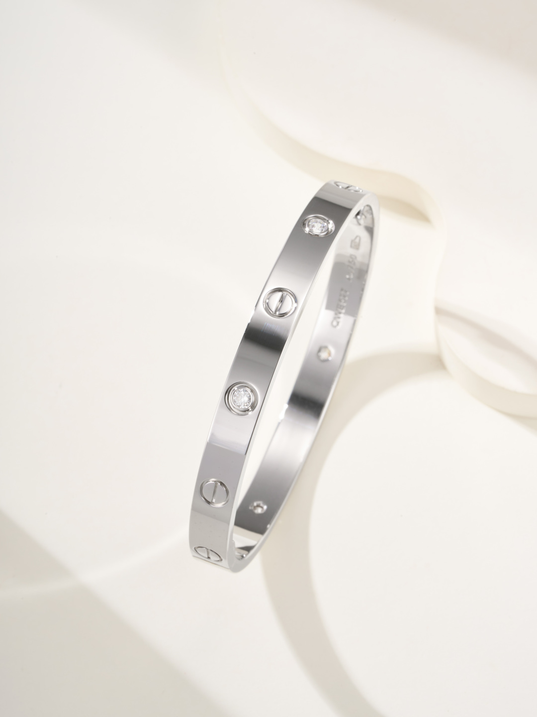 Cartier 2025 6.1mm Medium Four Diamond Bracelet