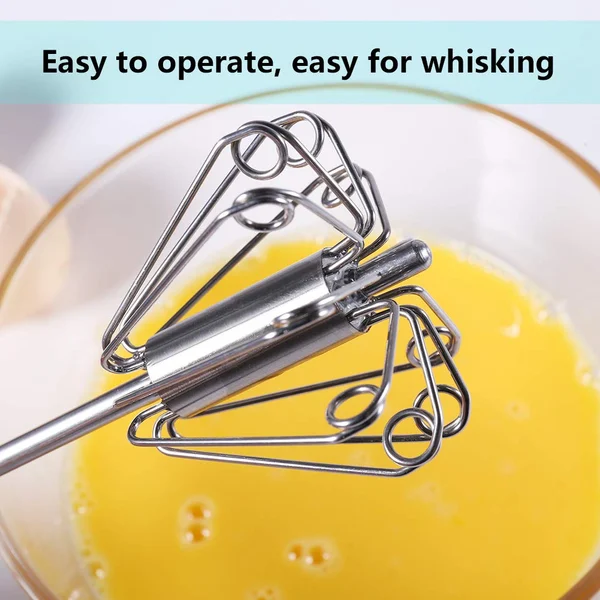 Food Grade Stainless Steel Egg Beater🔥（Special sale last day）