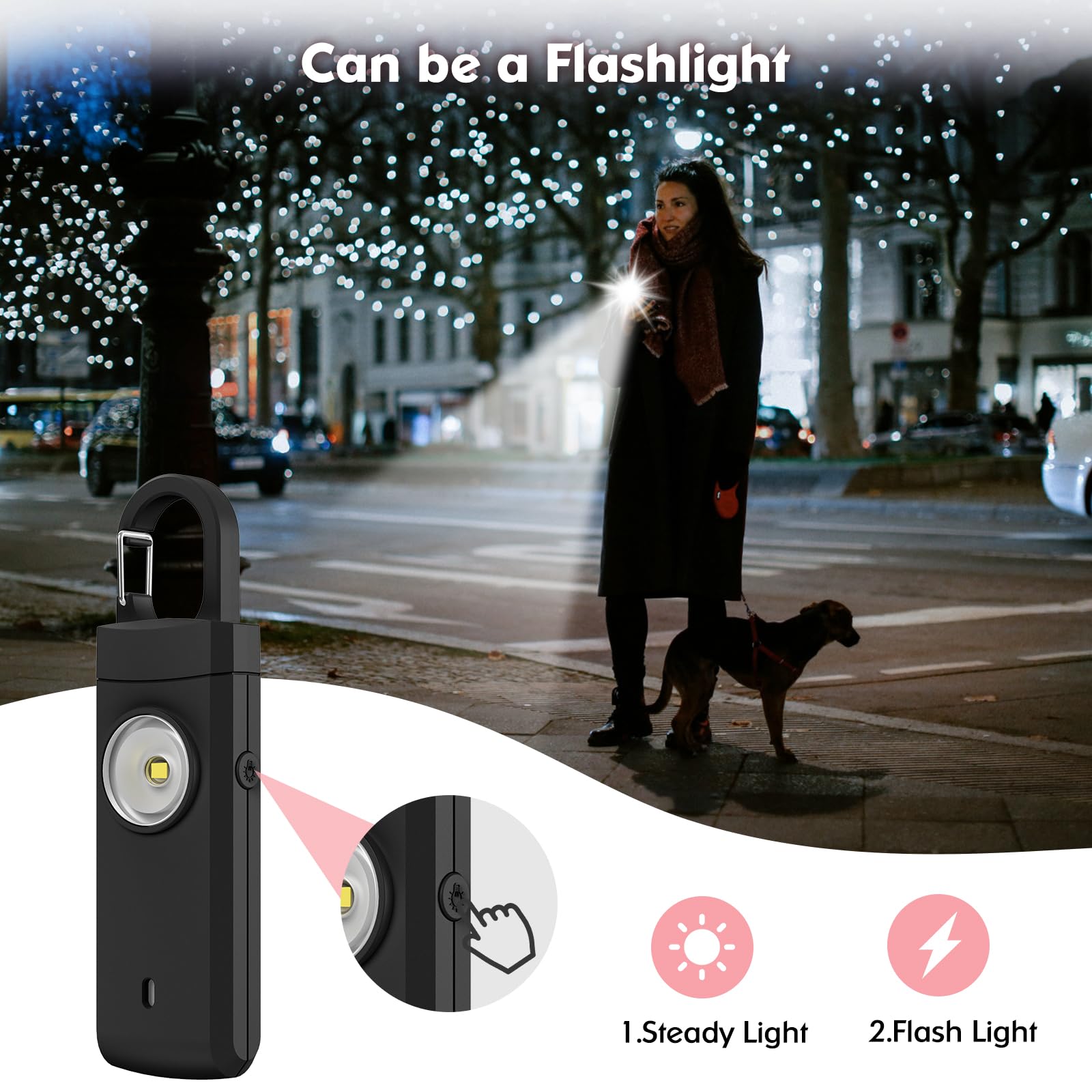 Rechargeable Personal Safety Alarm – Designed by Women, for Women