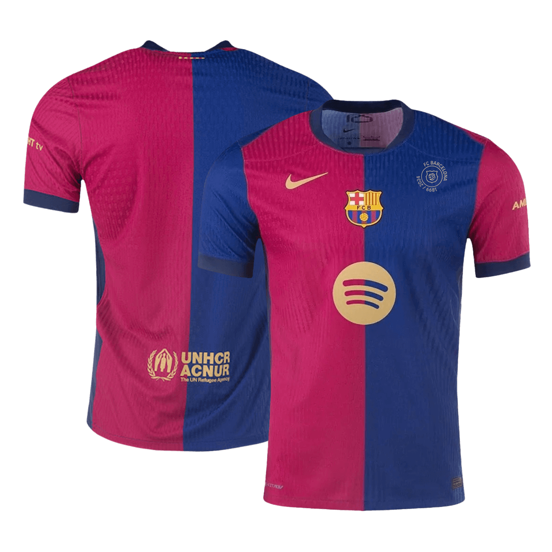 Authentic Barcelona Home Football Shirt 2024/25 - 125th Anniversary (Spotify Logo without text)