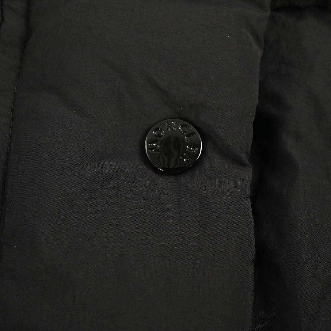 Moncler sheepskin patchwork down jacket