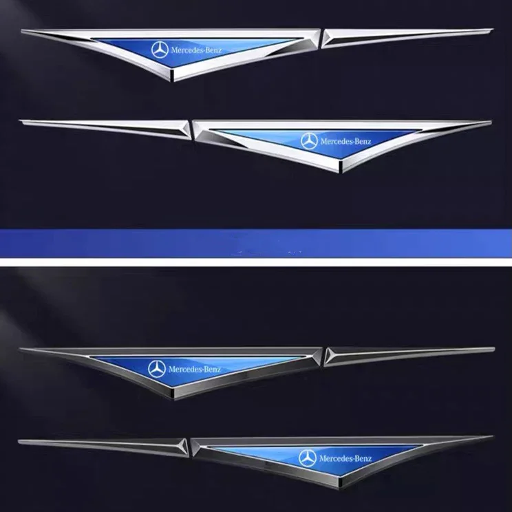 Universal 3D Blade Fender Side Marker Body Fender Decoration (2PCS)