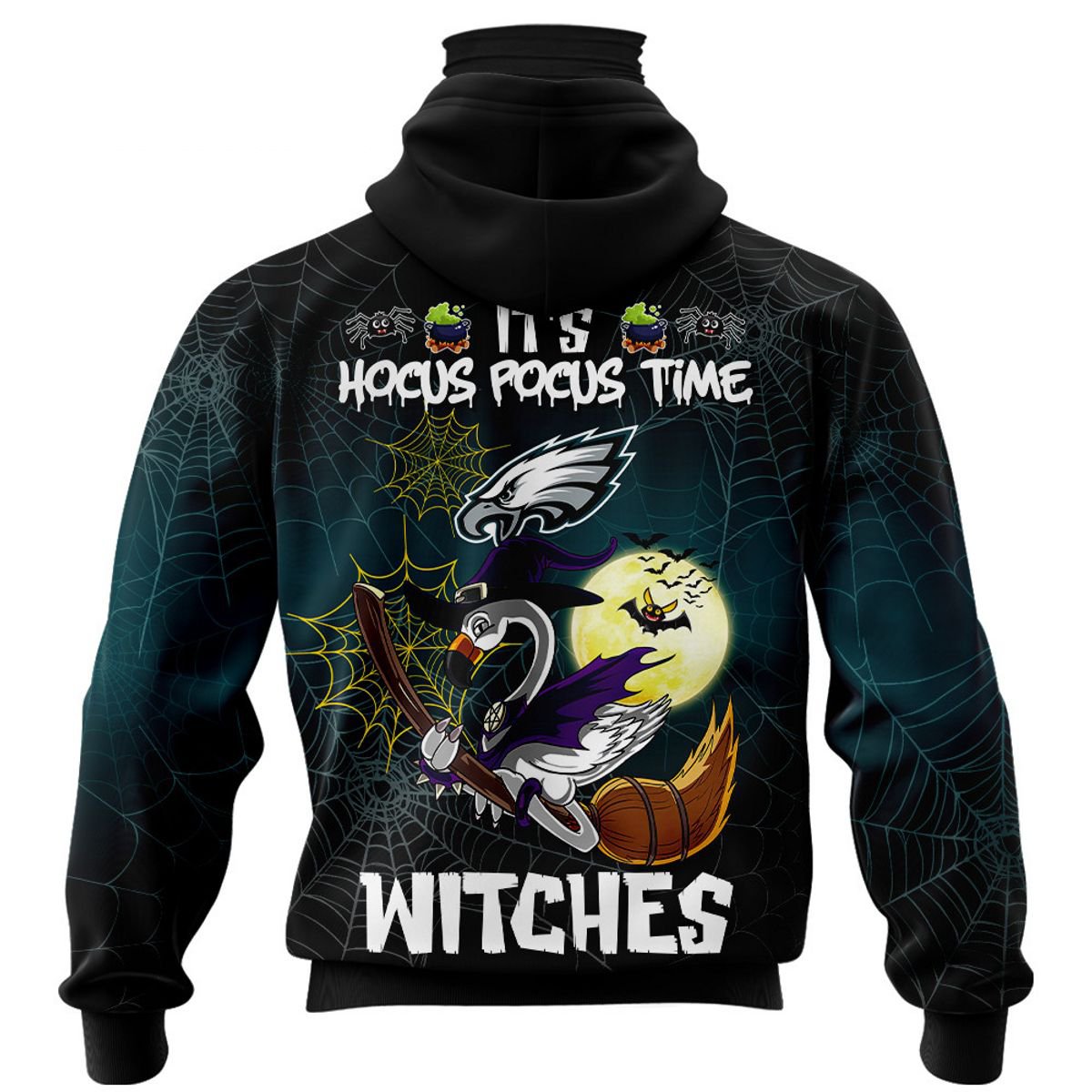 PHILADELPHIA EAGLES 3D HOODIE HALLOWEEN002