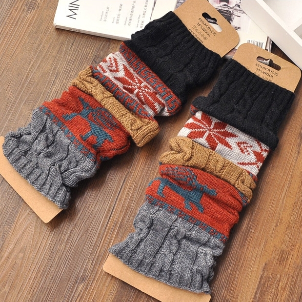 🎄CHRISTMAS ON SALE🎄Bohemian Knit Wool Leg Warmers