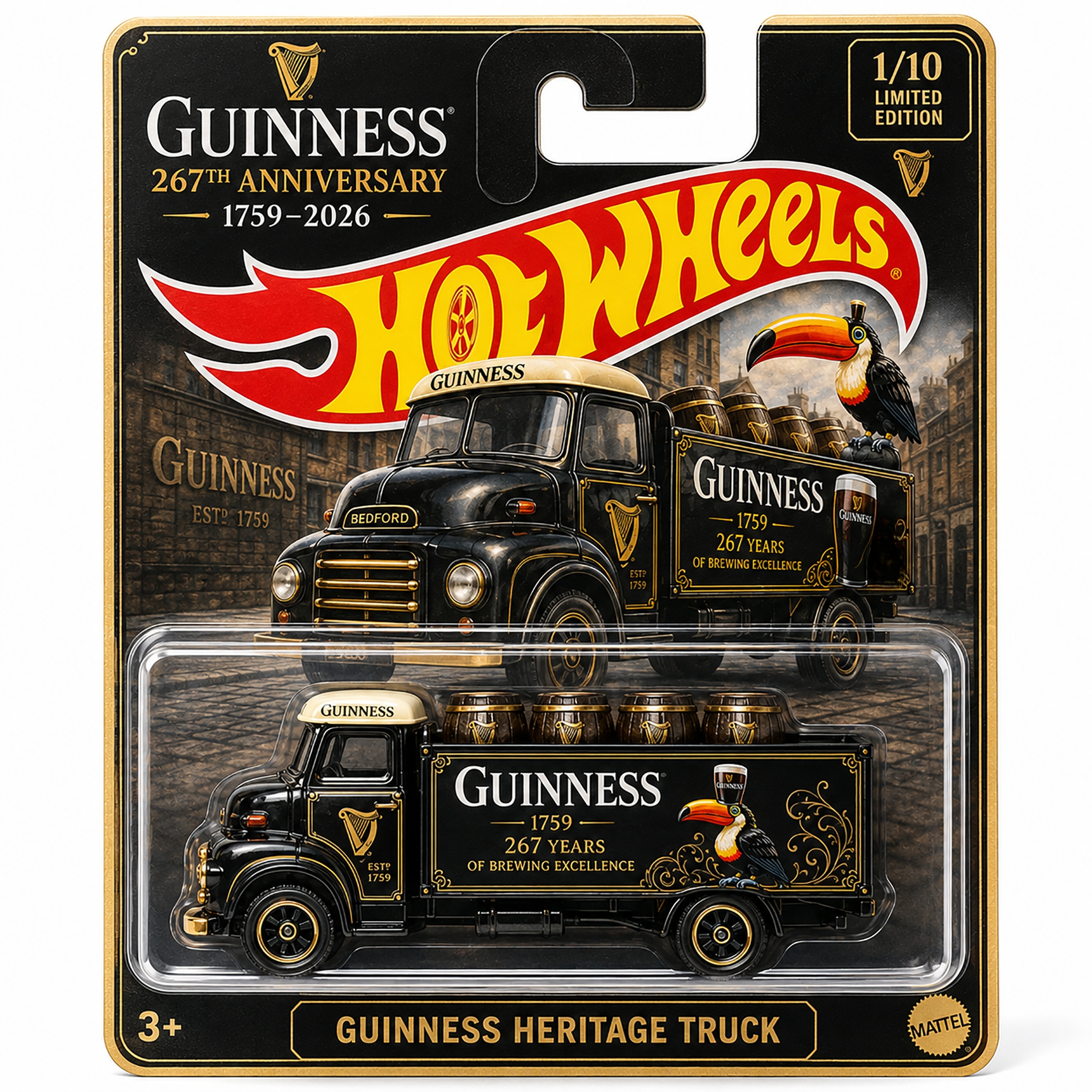 Hot Wheels Guinness 267th Anniversary Heritage Truck